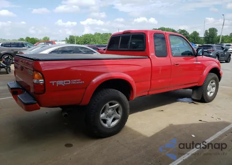 2001 Toyota Tacoma Xtracab Prerunner z USA, uszkodzony, nr VIN 5TESN92N91Z852937